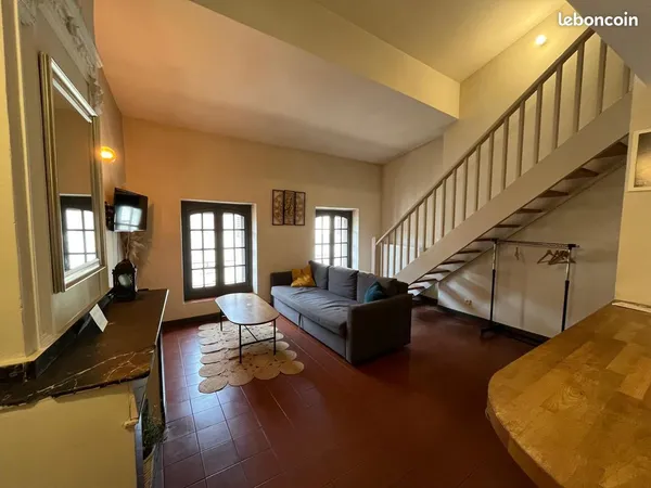 T4 meublé 75 m² - 3 chambres - centre-ville carcassonne