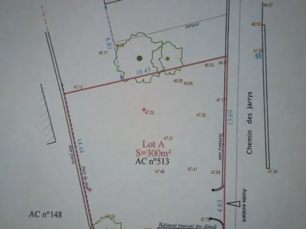 Terrain 300 m² viabilisé et libre de constructeurs