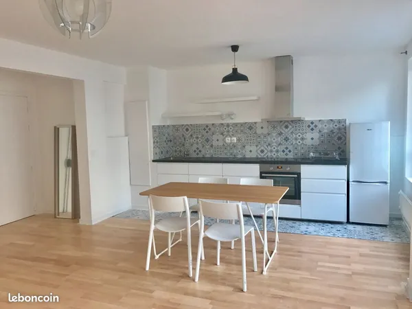 2 pièces meublé - 47 m² - parking - saint-ouen