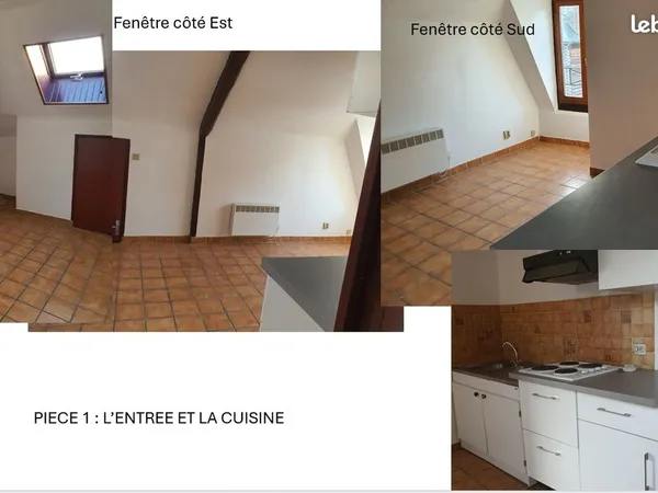T2 SOUS TOITURE, CLAIR et AGREABLE