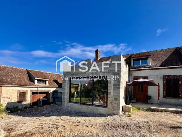 Maison T6 avec dépendance, garage sur 1220 M2 clos