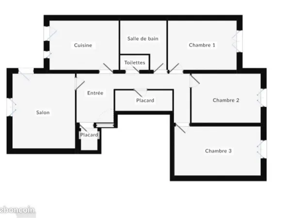 Appartement T4 rénové - 77 m² - Mantes-la-Jolie