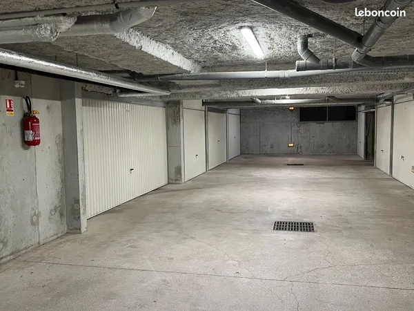 Location d'un garage fermé en sous sol copropriété