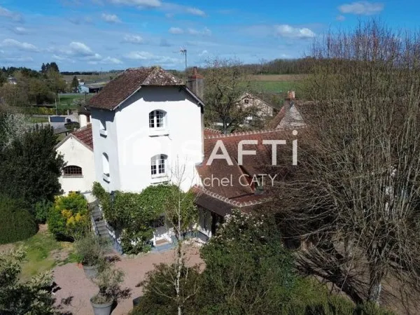 POUILLY SUR LOIRE, maison d'habitation de 270 m² sur 5796 m² de terrain.
