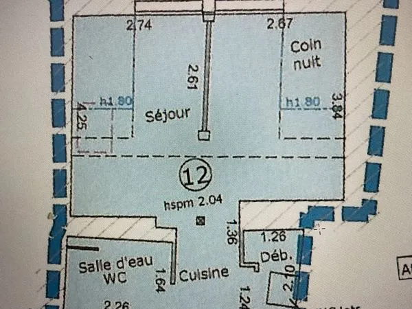 A vendre appartement T2