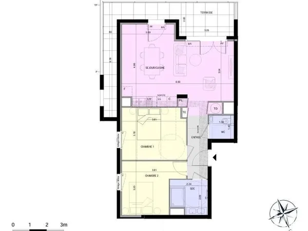 Vente Appartement 3 pièces