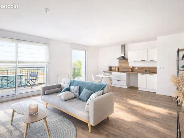 Appartement T3 de 72,88 m² à Dinard - Loggia et garage privé