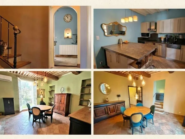 Maison d'habitation T5 + logts T2 et T1bis