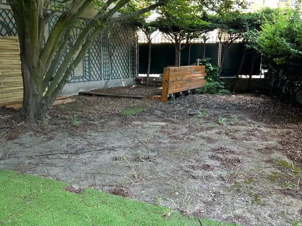 3 pièces avec jardin privé de 150 m2