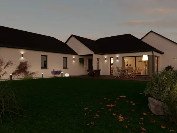 Terrain + maison 140 m²