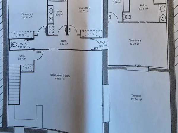 Grange avec permis de construire