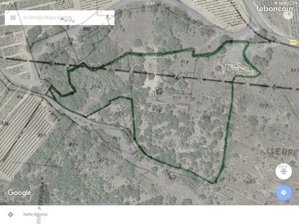 Terrain a vendre avec ruine cadastre
