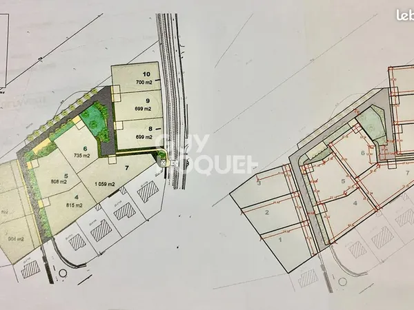 Terrain 699 m² SAINT JEAN FROIDMENTEL