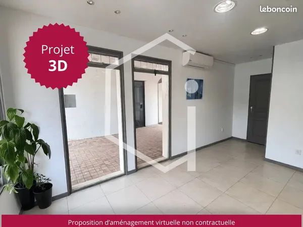 Immeuble 65 m²