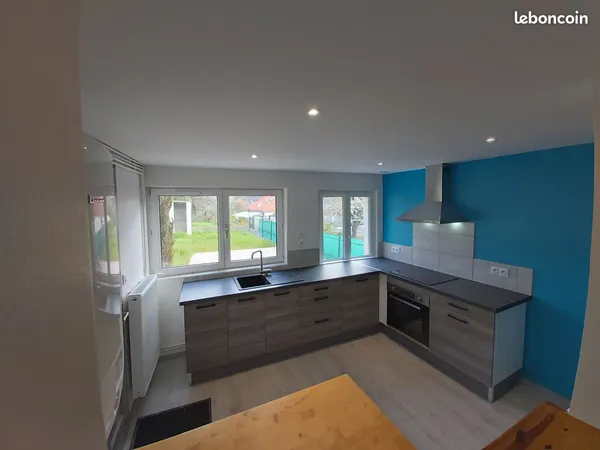 T2bis de 42m² (62 m² au sol) en duplex avec jardin clôturé et terrasse