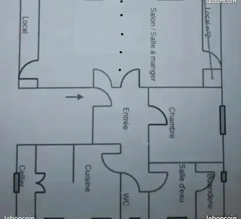 Illkirch appartement+garage+ jardin dans maison tri famille au calme au 2eme étage quartier résident