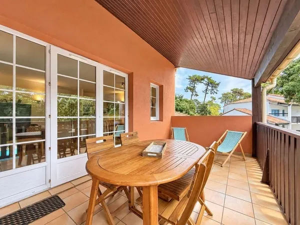 Moliets-plage - Agréable appartement avec 2 chambres dans résidence avec piscine, proche de l'océan