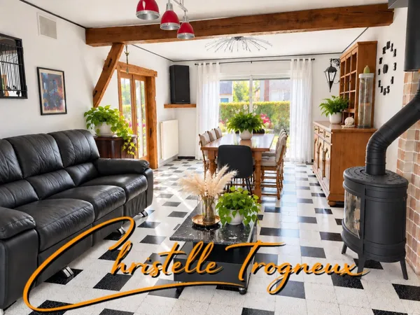 EXCLUSIVITÉ À FLESSELLES - PAVILLON DE PLAIN-PIED AVEC GARAGE, ATELIER ET JARDIN