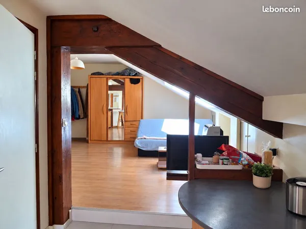 Studio meublé 23 m² Carrez - près de 32 m² au sol
