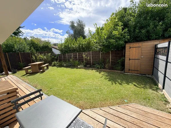 A VENDRE Grand T2 64m2 avec jardin plein sud