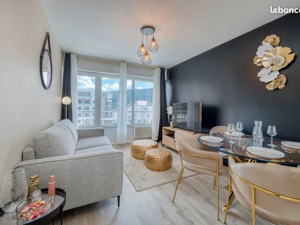 ✨ Appartement T2 Premium meublé - Tram 17 au pied de la résidence - Genève en quelques minutes