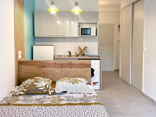 Studio 2 pièces 21 m²