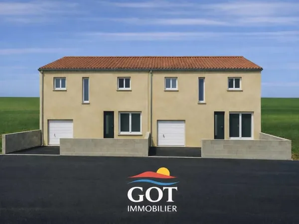 Terrain à bâtir - Projet 2 maisons en cours - Villelongue de la Salanque