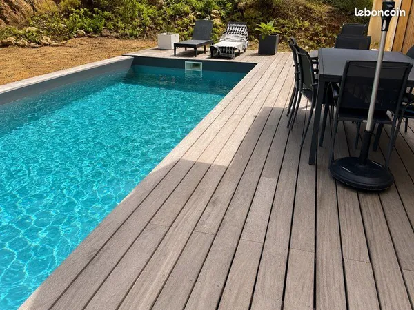 À louer - Maison contemporaine meublée avec piscine-Verdelais (33490)