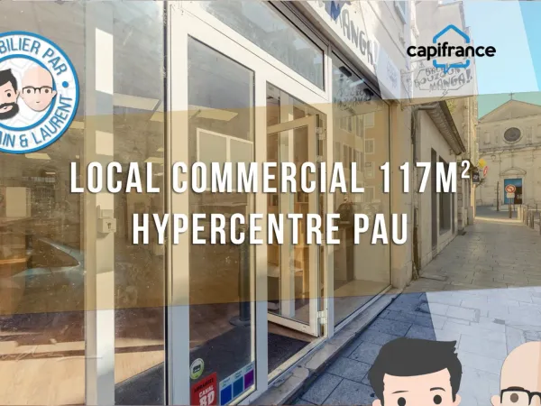 Commerce 3 pièces 117 m²