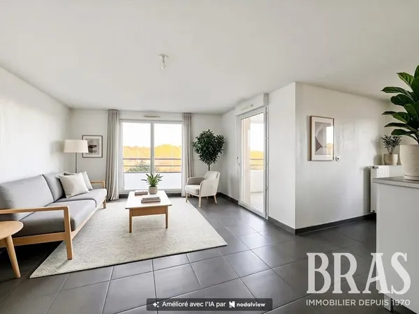 Appartement Saint Herblain T3 terrasse et parking double