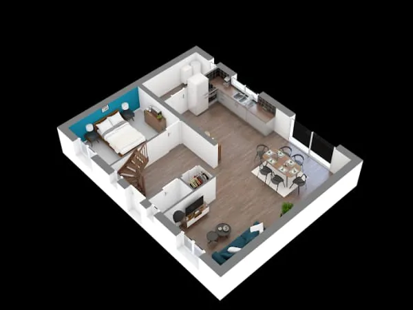Maison neuve 6 pièces 123 m²