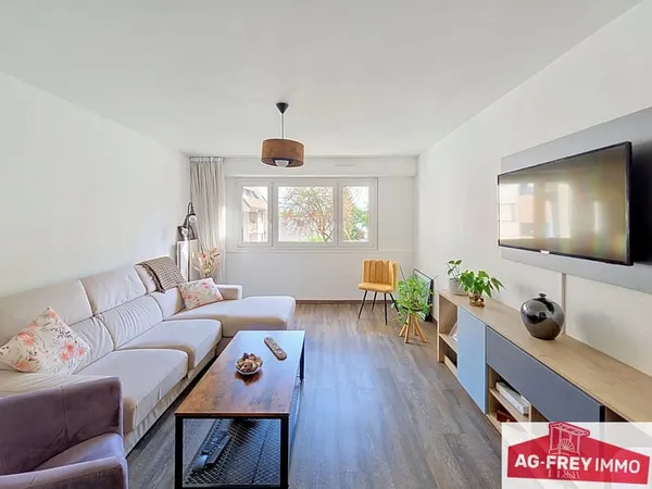 ILLZACH APPARTEMENT F3 ENTIÈREMENT RÉNOVÉ 68,03 M2 BAL