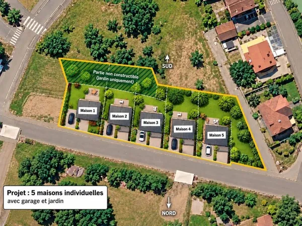 Terrain 1290 m²