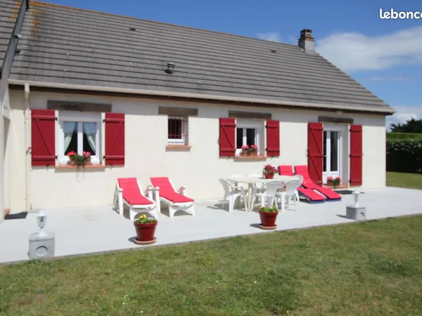 Pavillon a louer Denneville plage 250m/mer