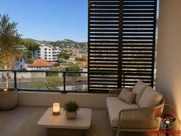 Appartement T2 vue dégagée, dernier étage