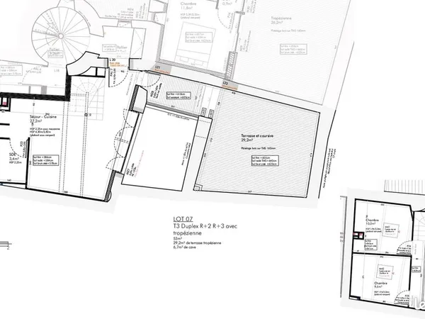 Duplex T3 centre-ville