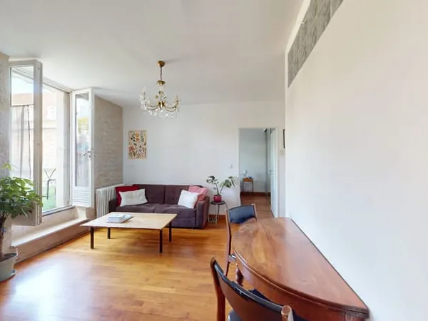 Appartement hyper centre T2 39 m2 avec grande terrasse vendu loué