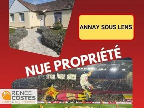 Vente en nue propriété - H65 ans - ANNAY (62880)