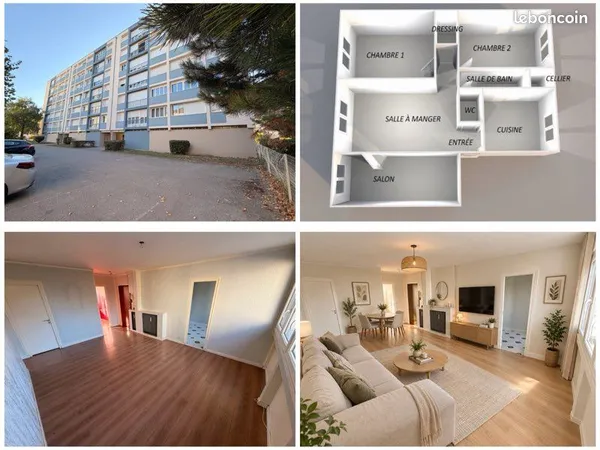 T4 à rénover (67 m²) - Île Saint-Laurent