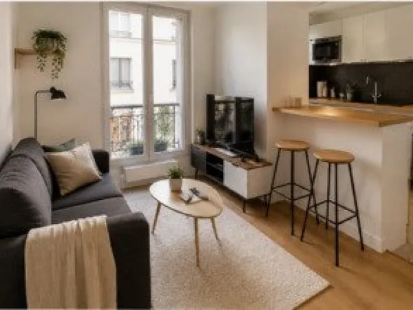 Appartement en frais réduits 2 pièces 40 m²