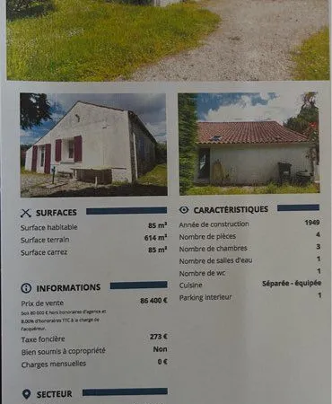 Urgent maison