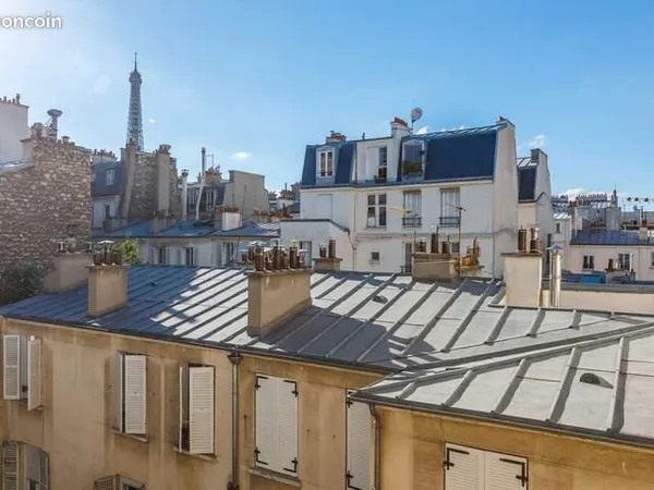 Charmant loft 35m2 Ecole militaire vue Tour Eiffel