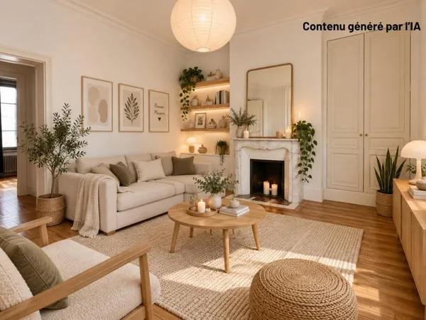 Vends appartement bourgeois - 64 m² - 3 pièces, 2 chambres - Paris 15eme Arrondissement
