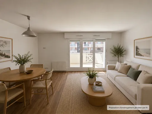 Appartement 2 pièces 38 m²