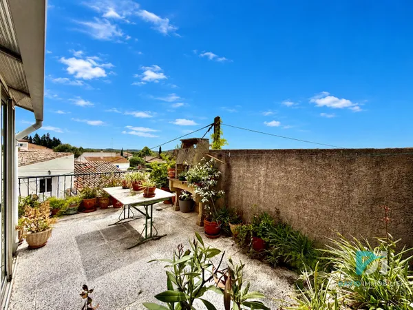 Maison vigneronne T4 112 m2 avec Terrasse et Vue dégagée - C
