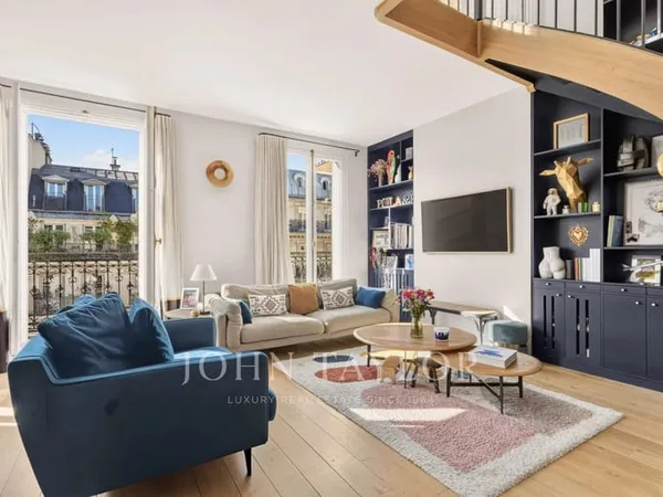 Luxembourg - Superbe duplex aux derniers étages avec vue dégagée et balcons