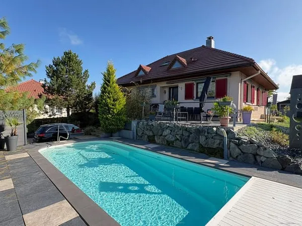 Plain pied avec piscine axe Belfort/ Montbéliard