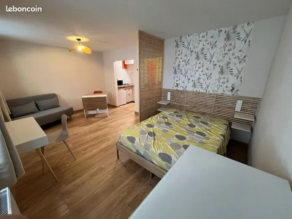 Studio meublé refait à neuf