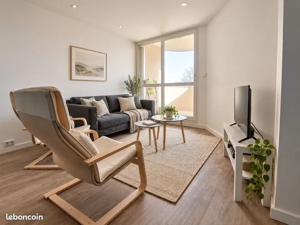 T5 84 m² rénové, balcon Sud, 4 chambres, DPE C