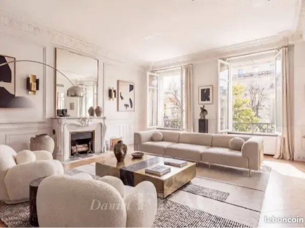 Appartement haussmannien de 153 m² - 4 chambres - Paris 17e